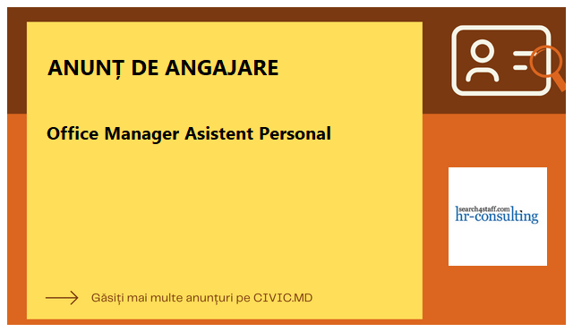 Office Manager Asistent Personal