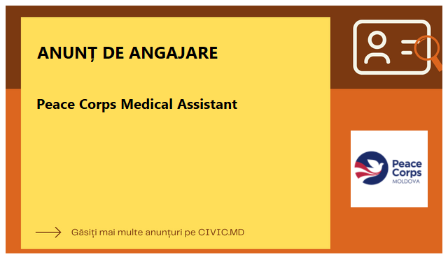 Peace Corps Medical Assistant 