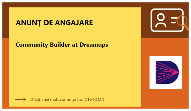 Community Builder at Dreamups