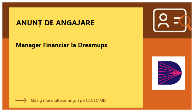 Manager Financiar la Dreamups