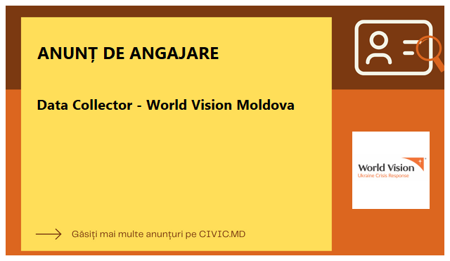 Data Collector - World Vision Moldova