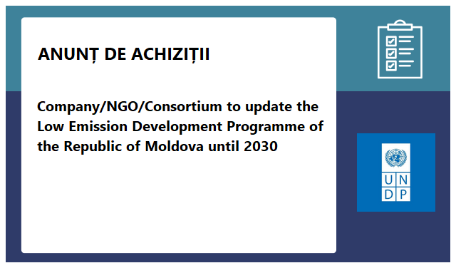 Programul Națiunilor Unite pentru Dezvoltare (PNUD/UNDP) Programul Națiunilor Unite pentru Dezvoltare (PNUD/UNDP)
