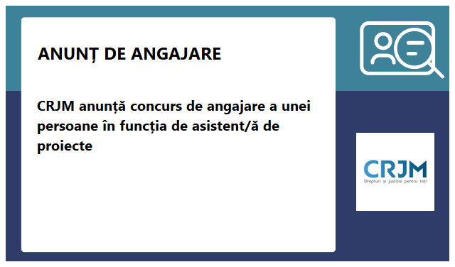 Centrul de Resurse Juridice din Moldova (CRJM) Centrul de Resurse Juridice din Moldova (CRJM)