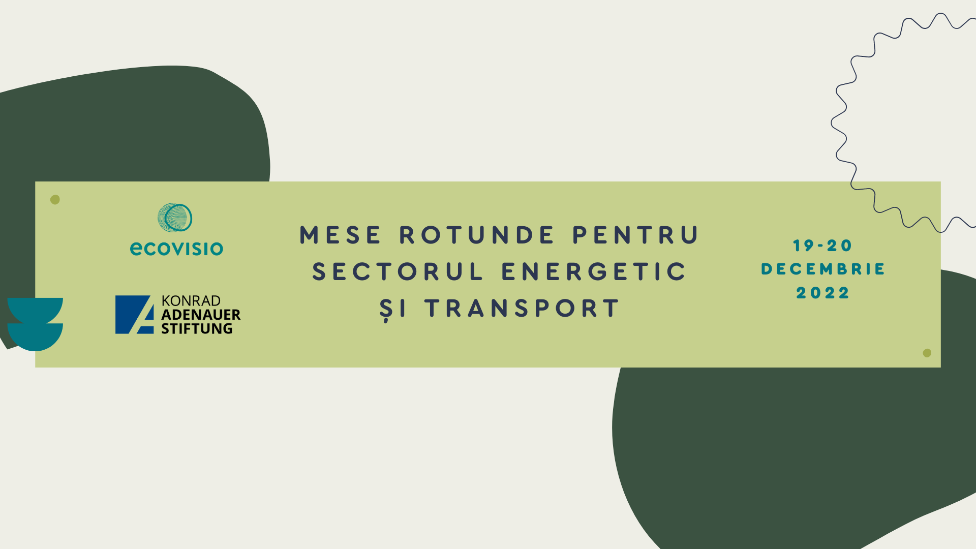 mese rotunde pentru sectorul energetic și transport Copertă de eveniment Facebook